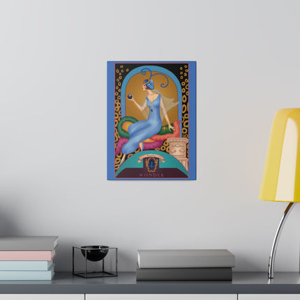 September & Sapphire – Sofia Chiostri’s Celestial Art Deco Canvas