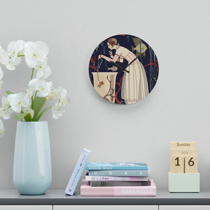 The Dazzling Little Fish by George Barbier Acrylic Wall Clock