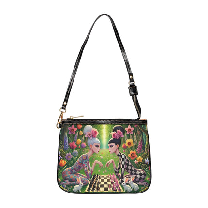 The Spring Gambit: A Fairy’s Move Shoulder Bag – Whimsical Chess & Spring Magic