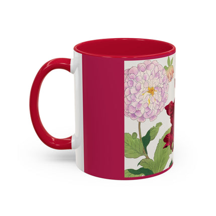 Dahlia Flower by Tanigami Kônan Colorful Mugs (11oz, 15oz)