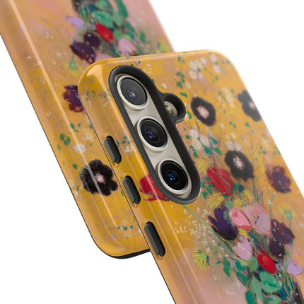 Vase of Flowers by Odilon Redon Phone Cases