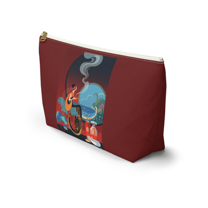Golden Day Serenade Cosmetic Bag – Elegant Harmony & Sunlit Grace
