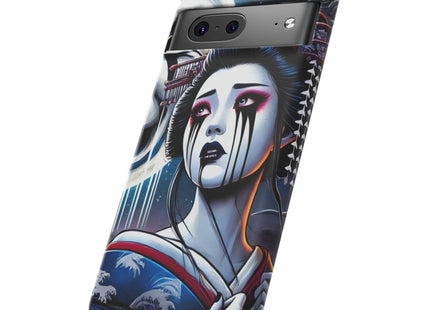 Geisha’s Black Ink Tears Phone Cases