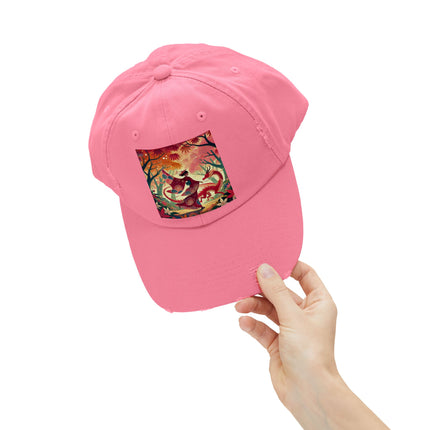 The Dragon Fairy’s Dance Unisex Distressed Cap