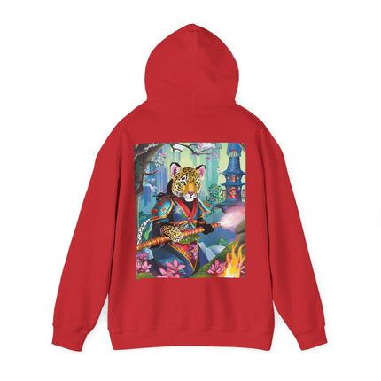 Cyberpunk Leopard – Heavy Blend™ Hooded Sweatshirt