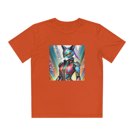 Cyberpunk Chic Youth Competitor Tee