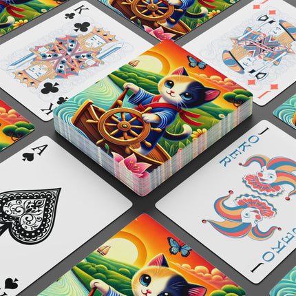 Sailor Kitten’s River Adventure Playing Cards