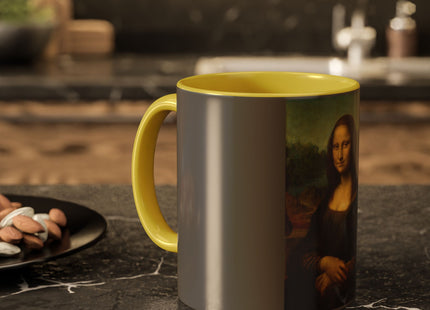 Mona Lisa by Leonardo da Vinci Colorful Mugs (11oz, 15oz)