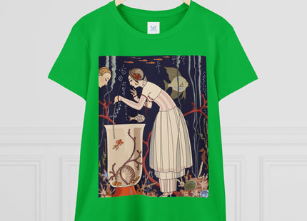 L'Etourdissant Petit Poisson (The Dazzling Little Fish) by George Barbier Women's Midweight Cotton Tee