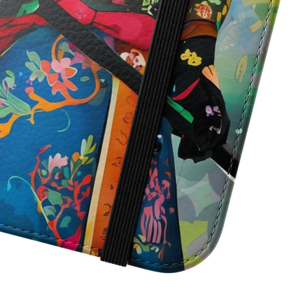 🦉⚔️ Cyberpunk Samurai Owl Flip Case – Neon Wisdom & Warrior Honor