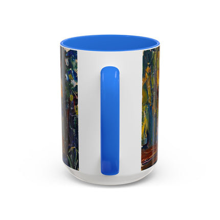 In the Park of St. Cloud by Wassily Kandinsky Colorful Mugs (11oz, 15oz)