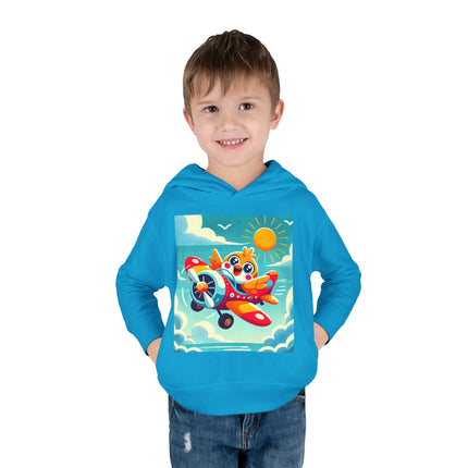 Joyful Bird Aviator Toddler Pullover Fleece Hoodie