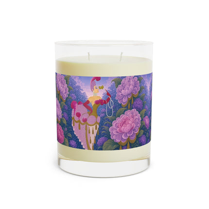 🌸🎭 The Lavender Masquerade Garden Scented Candle – Art Deco Floral Elegance
