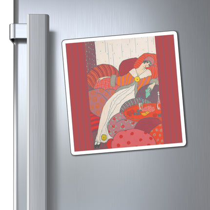 Les Coussins by Georges Lepape Magnets (3 Sizes)