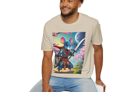 Cyber Samurai Rat Softstyle T-Shirt