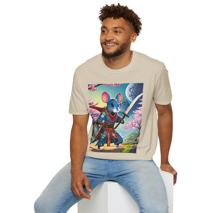 Cyber Samurai Rat Softstyle T-Shirt