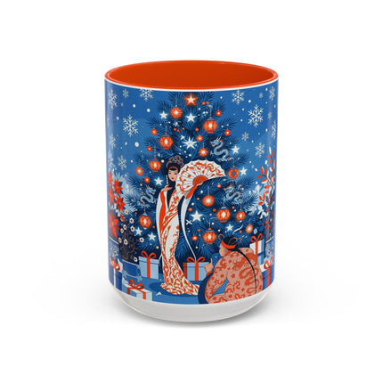 🎋❄️ The Winter Lantern Celebration Colorful Mug – Elegant Asian Christmas Fantasy