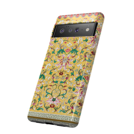 Yellow Botanical Pattern by Owen Jones Phone Cases