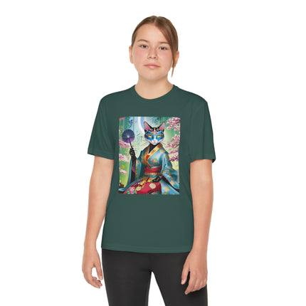 Cyberpunk Geisha Youth Competitor Tee