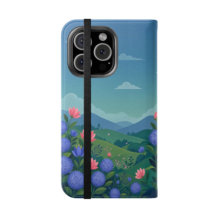 🌸🌿 The Garden Hide-And-Seek Flip Case – Art Deco Floral Whimsy