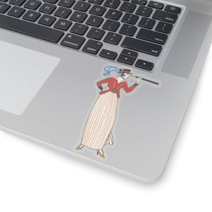 Costume de Yacht by George Barbier Kiss-Cut Stickers (4 Sizes)
