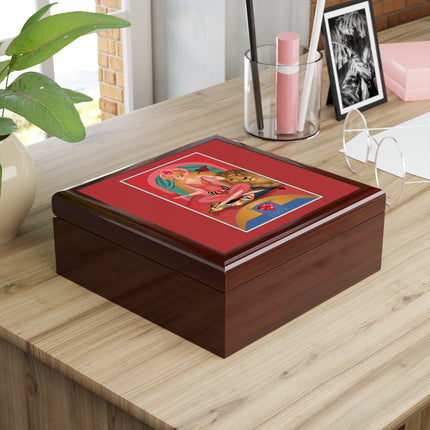 July & Ruby (from the Gem Series) by Sofia Chiostri Jewelry Box