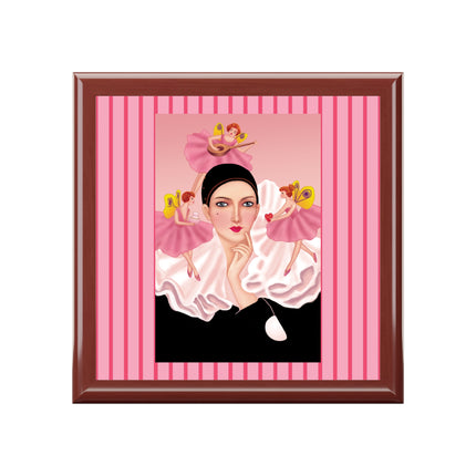 Pierrot & Fairies Dressed in Pink by Sofia Chiostri Jewelry Box