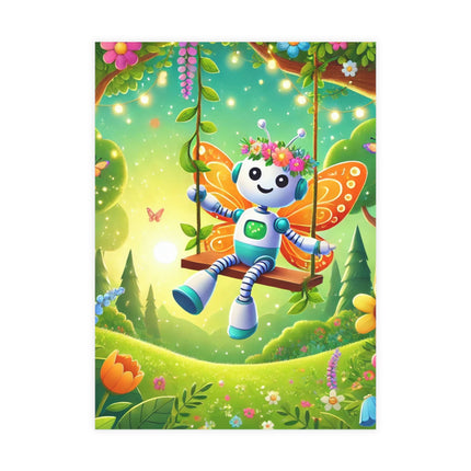 Robot Fairy Postcard Bundles (envelopes included) - Bundles of 10, 30, 50 Pieces