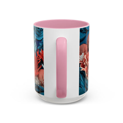 Enchanting Underwater Scene Colorful Mugs (11oz, 15oz)