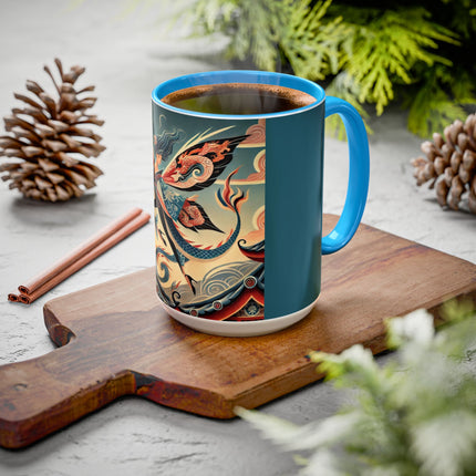 Dragon Fairy of the Temple Colorful Mugs (11oz, 15oz)