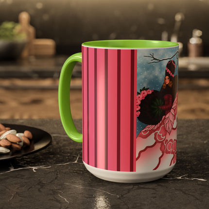 Winter Rose Empress Colorful Mugs (11oz, 15oz)