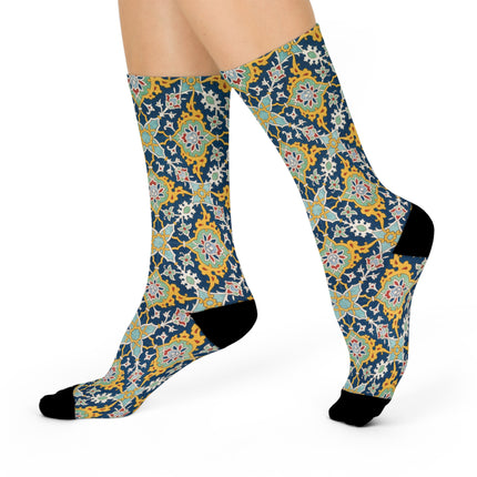 Arabesques by Émile Prisse d'Avennes Cushioned Crew Socks