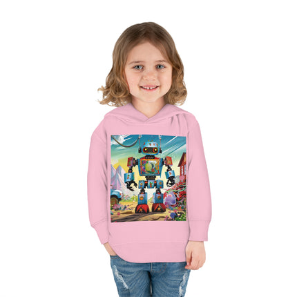 The Rusty Robot Toddler Pullover Fleece Hoodie