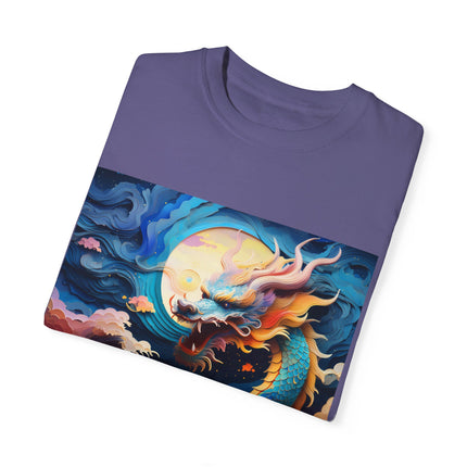 A Dragon's Ascent Unisex Garment-Dyed T-shirt