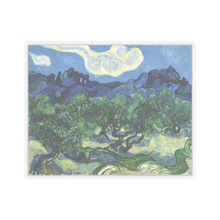Olive Trees by Vincent Van Gogh Kiss-Cut Stickers (4 Sizes)