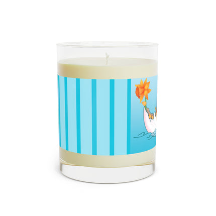 A Rooster's Seafaring Adventure Scented Candle - Full Glass, 11oz