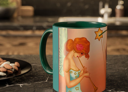 Heavenly Angel Duet Colorful Mugs (11oz, 15oz)