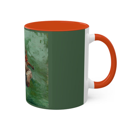 Crab on its Back by Vincent Van Gogh Colorful Mugs, 11oz