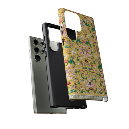Yellow Botanical Pattern by Owen Jones Phone Cases