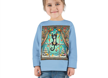 Mischief in Tinselland Toddler Long Sleeve Tee