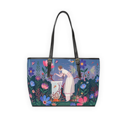 🐠🌸 The Enchanted Aquarium Garden Shoulder Bag – Art Deco Underwater Fantasy