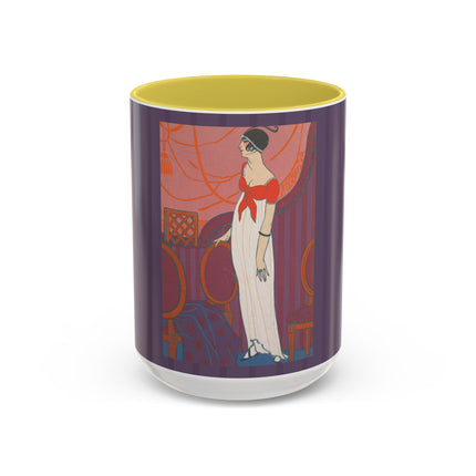 L’Entracte by Georges Lepape Colorful Mugs (11oz, 15oz)