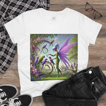 Lavender-Winged Fairy Cotton Tee