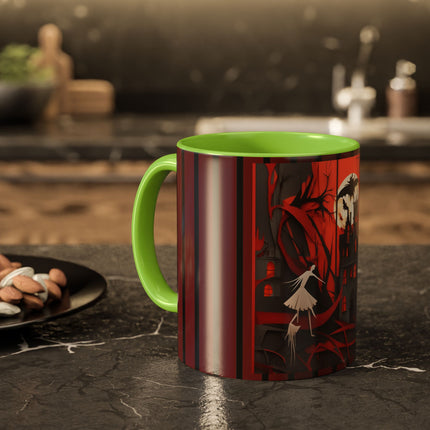 Halloween Night Scene Colorful Mugs (11oz, 15oz)