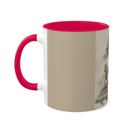 Vanitas Still Life by Herman Henstenburgh Colorful Mugs, 11oz