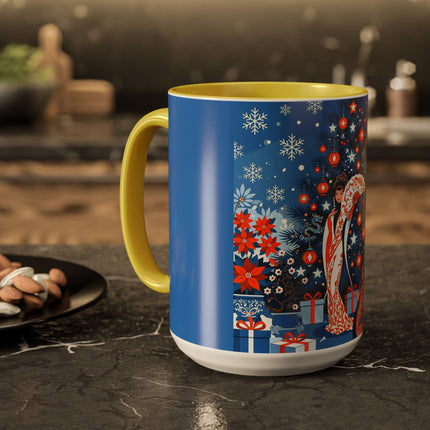 🎋❄️ The Winter Lantern Celebration Colorful Mug – Elegant Asian Christmas Fantasy