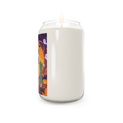 🎃🕯️ The Midnight Halloween Greeting Scented Soy Candle – Vintage Halloween Charm
