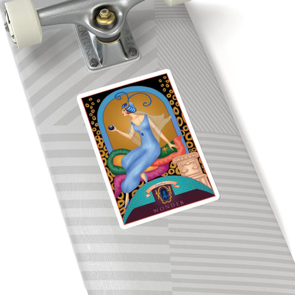September & Sapphire (from the Gem Series) by Sofia Chiostri Copper Kiss-Cut Stickers (4 Sizes)
