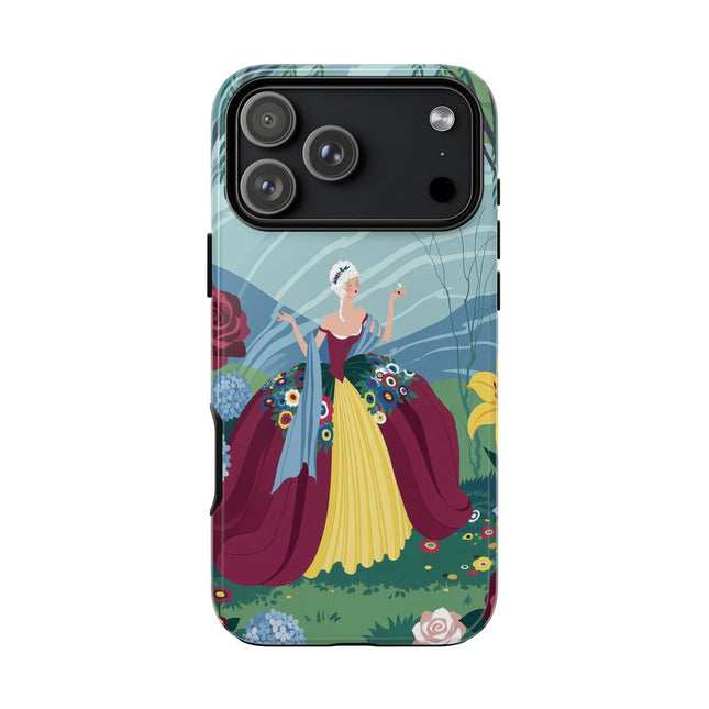🌹🌿 The Willow Garden Promenade Phone Case – Art Deco Floral Elegance