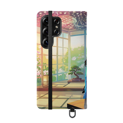 🎧🦜 Parrot DJ Flip Case – Neon Beats & Cyber Groove